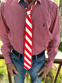 Red Stripes Tie