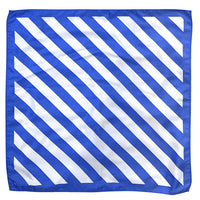 Blue Stripe Pocket Square